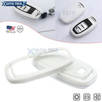 Gloss White Remote Smart Key Cover Shell for Audi (2010–2020)