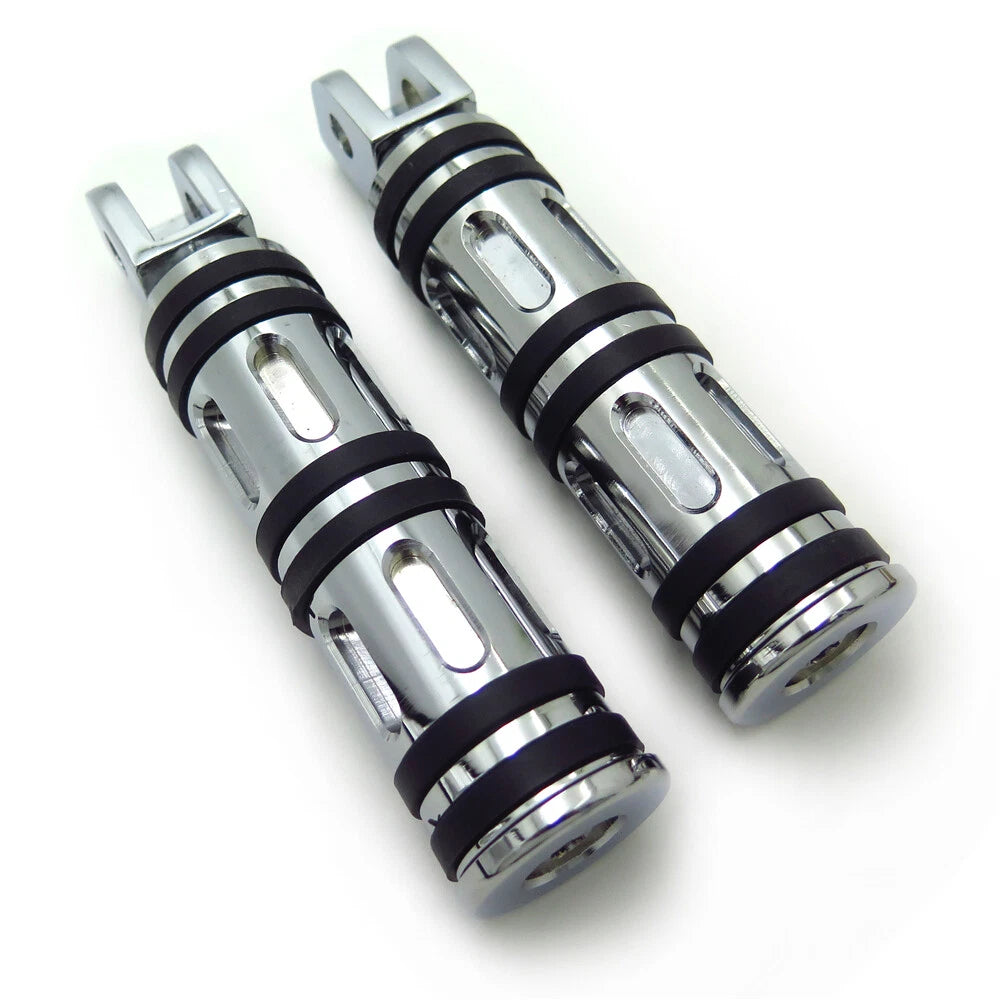 Chrome Edge Cut Footpegs for Honda CBR 1100XX (2000–2003)