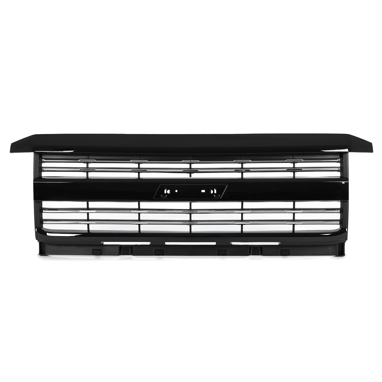 Factory Style Grille for Silverado 2500 HD 3500 HD (2015-2019) Black Painted