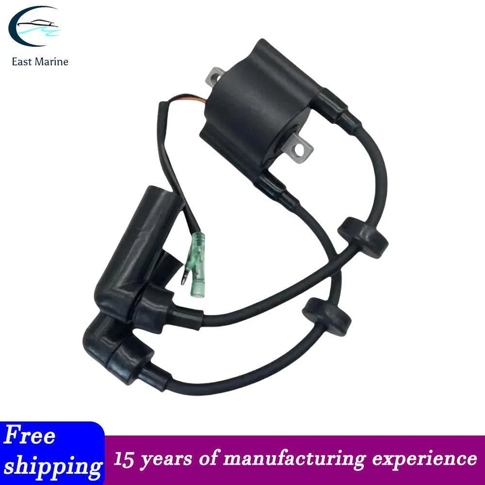 Ignition Coil for Yamaha Outboard 9.9HP 15HP 20HP 25HP 30HP 40HP (66M-85570-00-00)