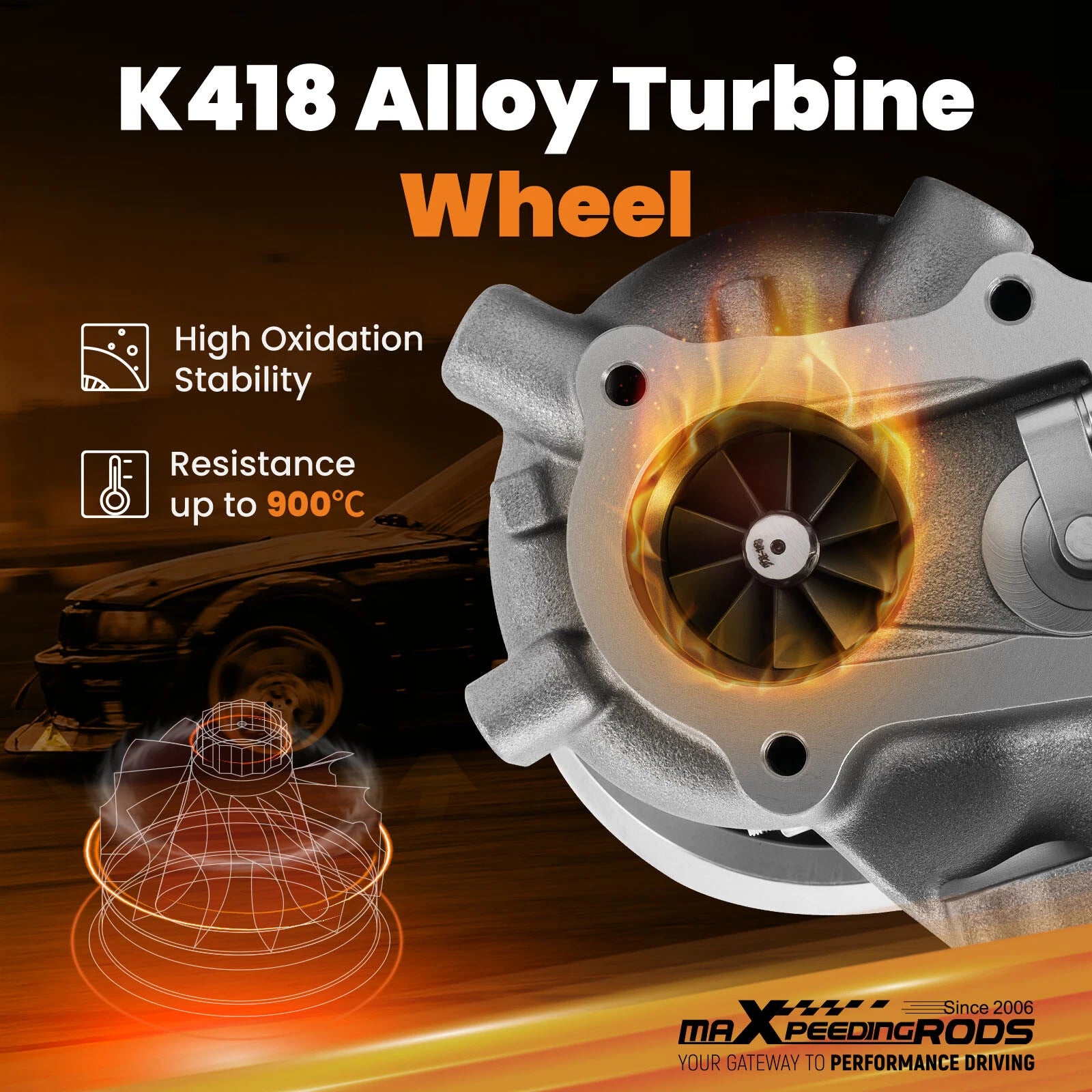 CT26 Turbocharger for Toyota Landcruiser TD (1990–1997)