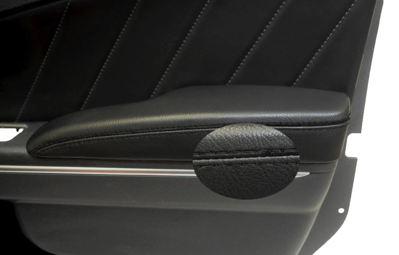 Leather Synthetic Door Armrest Cover for Dodge Charger (2011–2019) Black
