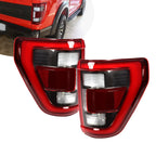 2X LED Rear Tail Light Brake with Blind Spot for Ford F150 (2021–2023)