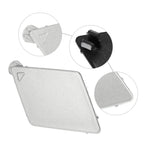 Tow Hook Cover Front Bumper for BMW 5 Series F10 Sedan Silver Tone