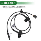 ABS Wheel Speed Sensor No. 67515/GV9B4370X for Mazda 6/Atenza (2013–2017)