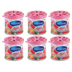 Set of 6 My Shaldan 80g Peach Limonene Gel Air Fresheners