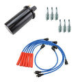 NGK Ignition Coil Wires & 6 Nickel Spark Plugs Kit for Bronco Caliente Villager