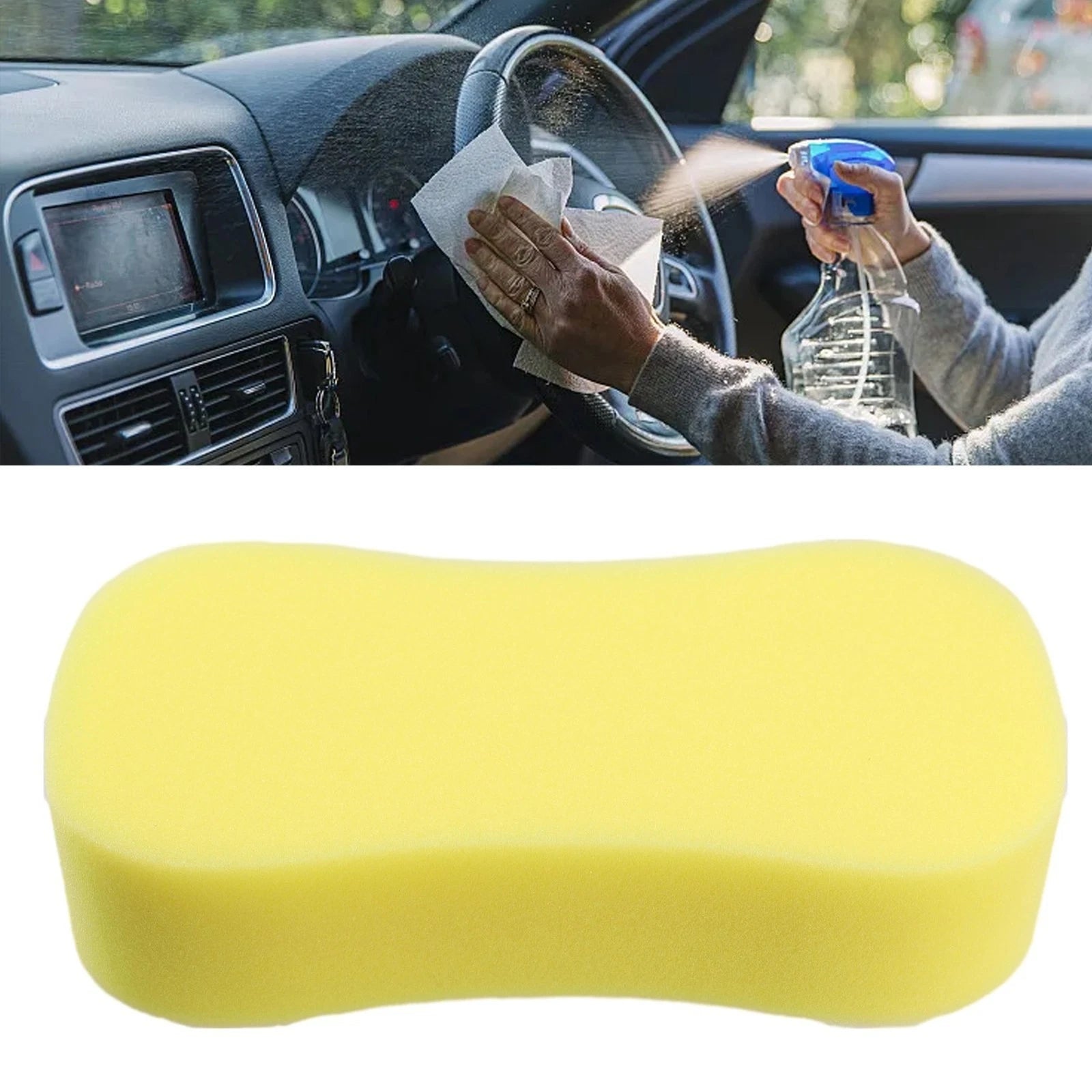 Jumbo Car Sponge for Cleaning and Detailing (Universal Fit)
