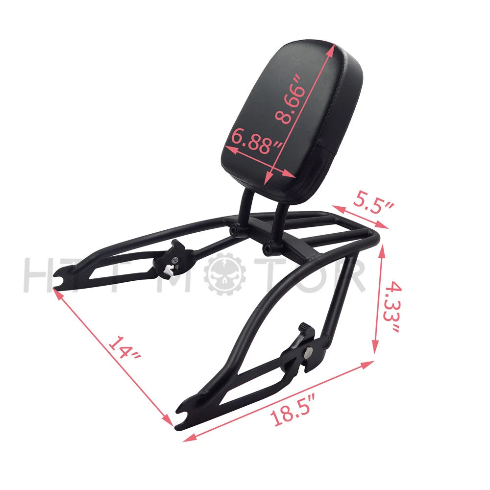 Sissy Bar Backrest & Luggage Rack for Harley Street XG500 XG750 (2015–2017)