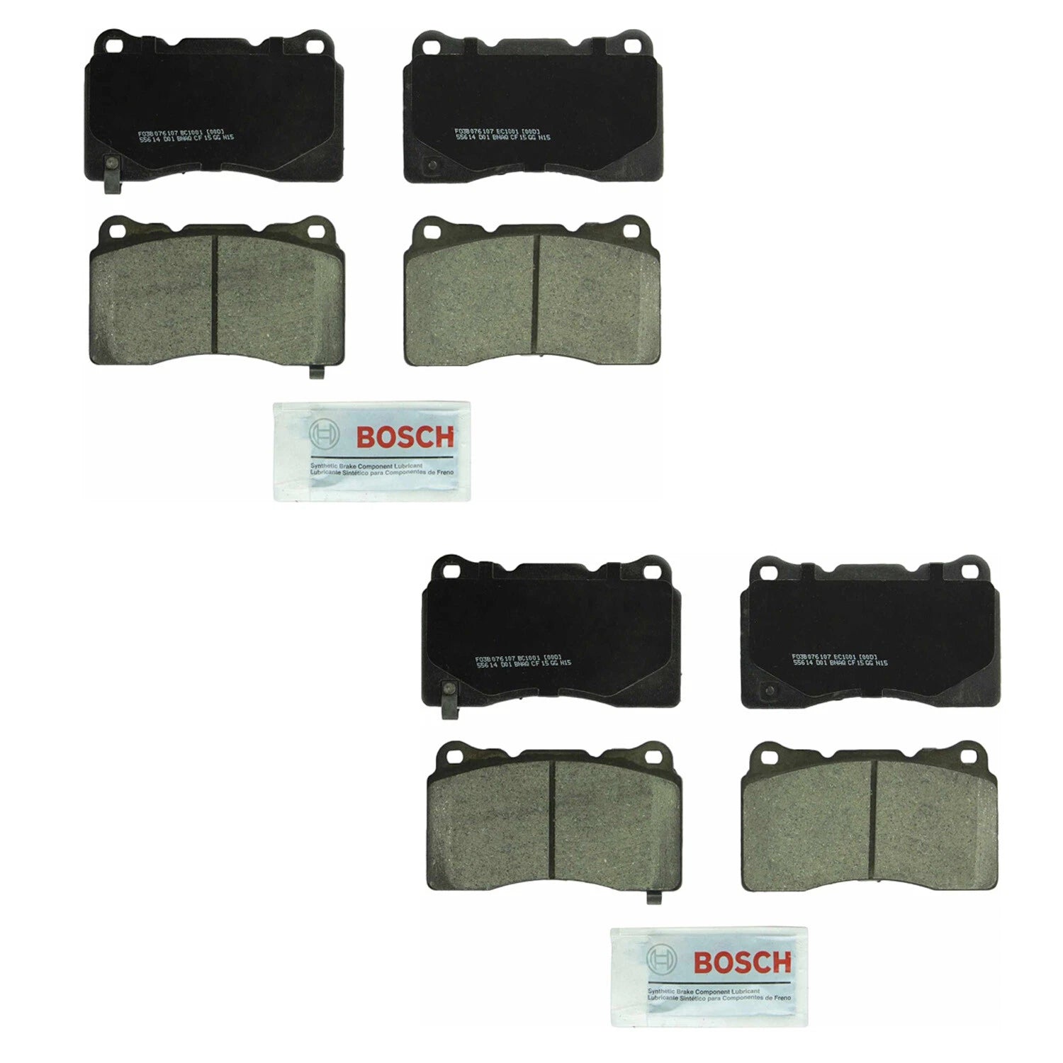 Bosch QuietCast Brake Pads Kit for Dodge Viper, Ford GT (2003–2006)