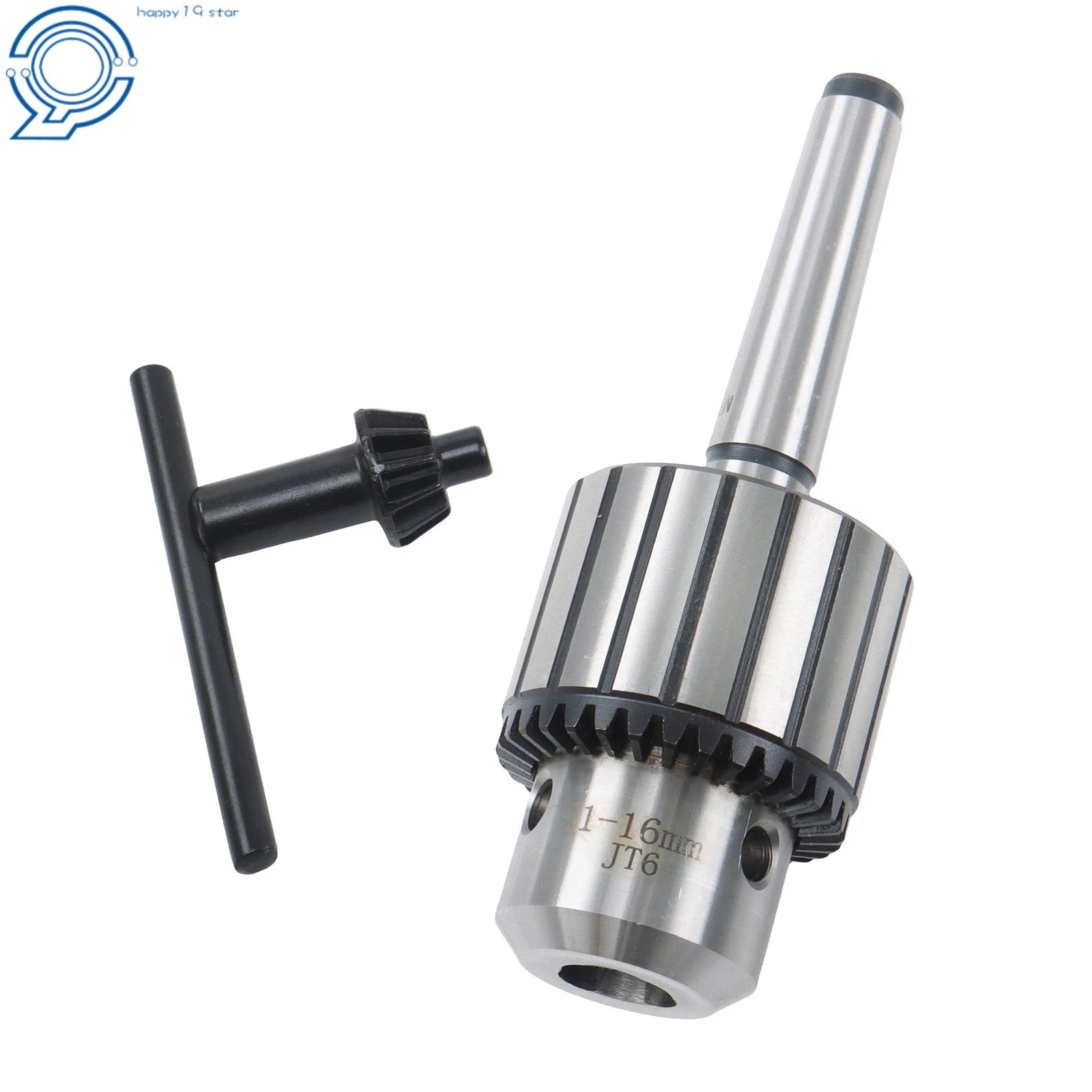 5/8 Inch Keyed Drill Chuck for MT2-JT6 Shank (Industrial Grade)