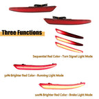 2X LED Rear Bumper Reflector Tail Light for Infiniti QX60 (2016–2020)