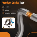 90 Degree Turbo Oil Feed Line Kit for T3/T4 (1/8 NPT) (1.4" -4AN) (2014–2014)