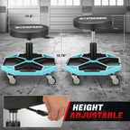 Adjustable Rolling Stool for Mechanics Tool Seat (15.74"-21.25")