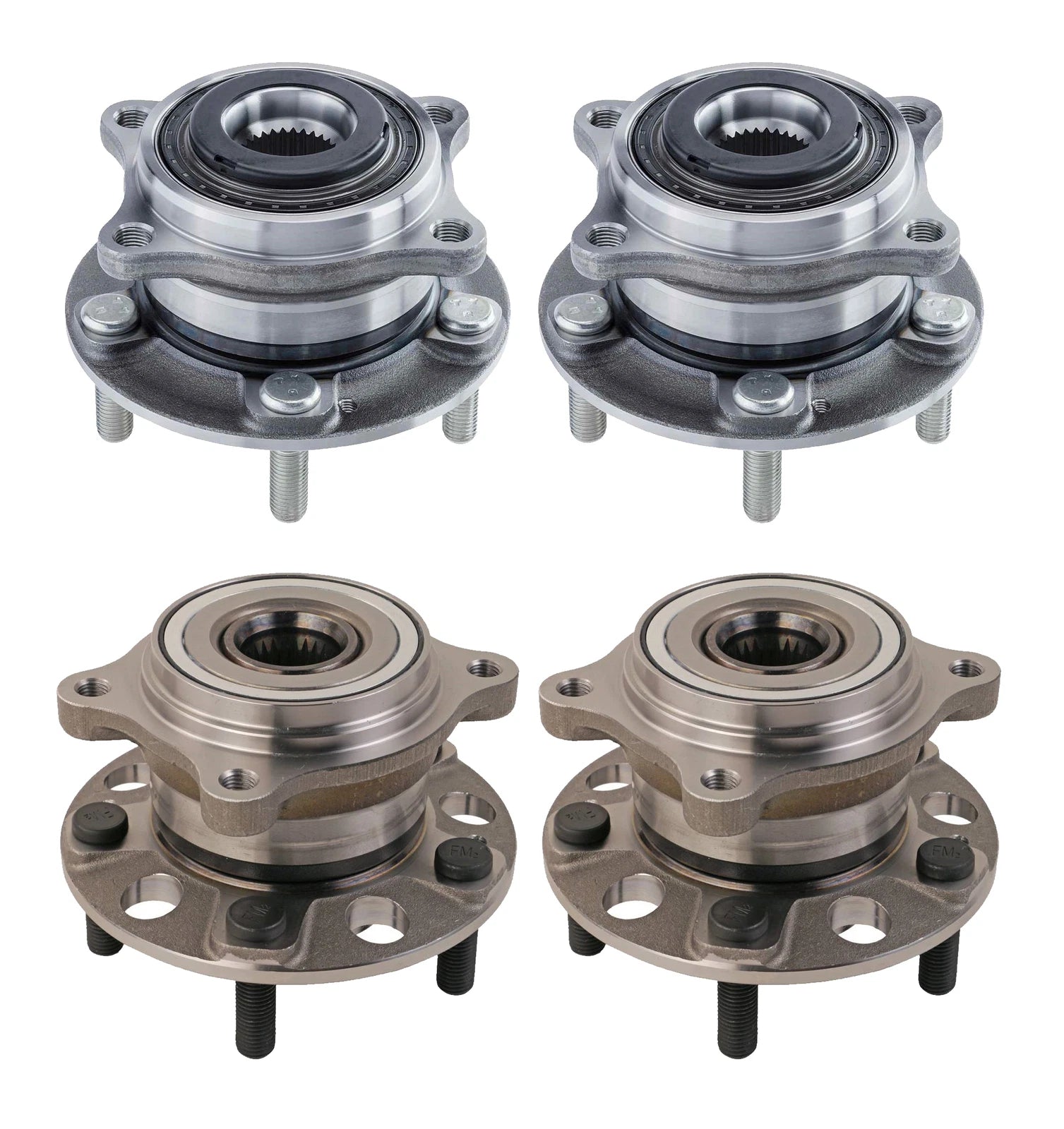 Moog Front & Rear Wheel Bearing and Hub Assemblies Kit for Hyundai Tucson (2016–2023) & Kia Sportage (2017–2023)