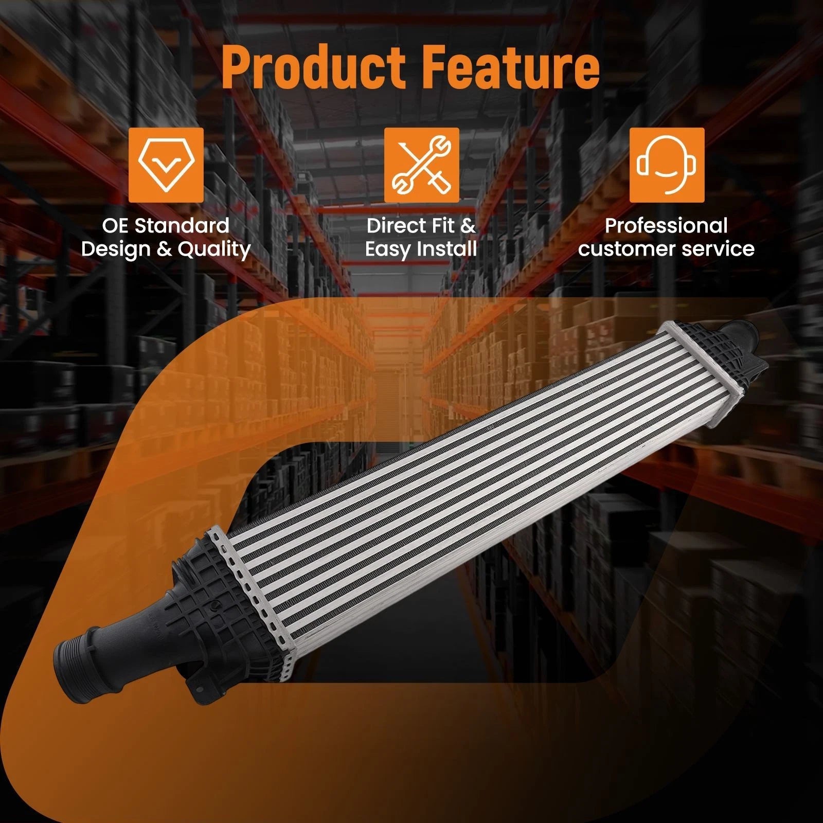 Intercooler for Audi A4 A5 L4 2.0L (2008–2016) 8K0145805G