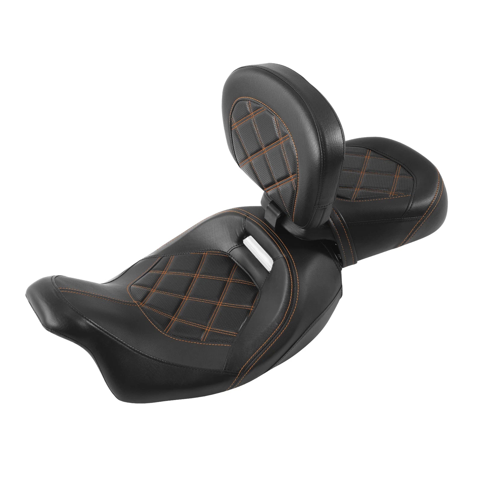 Rider & Passenger Seats Backrest Pad for Harley Electra Glide (2009–2023)