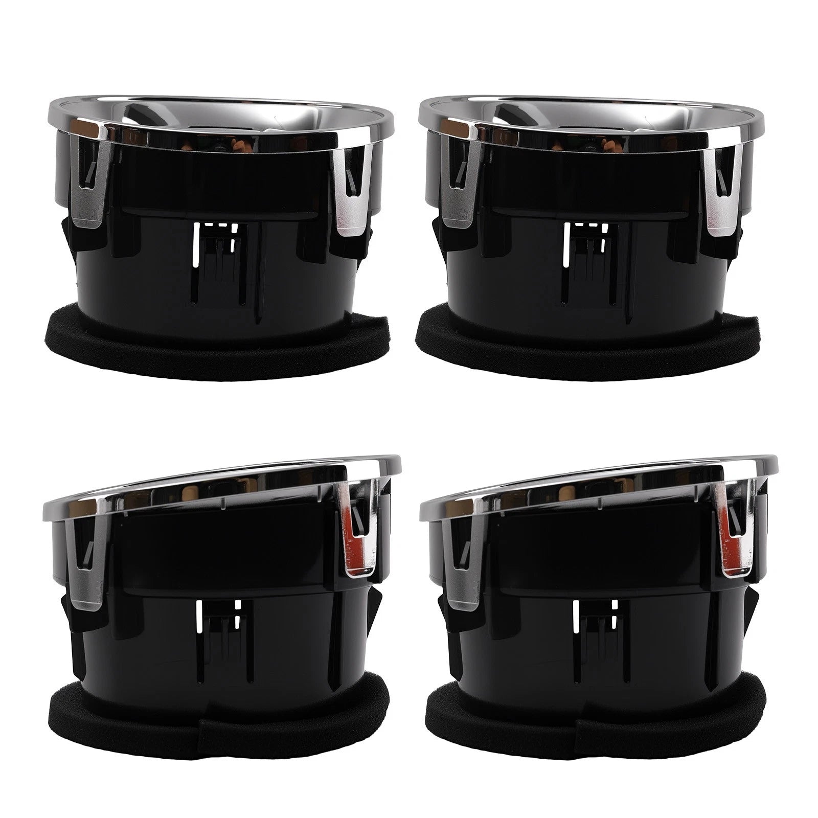 Set of 4 Dashboard AC Assembly for Ford F-150 (2009–2014) 9L3Z19893CA Chrome