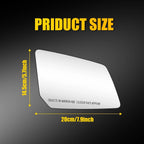 Exterior Mirror Glass w/Backing Plate for Acadia Outlook Traverse (2007–2017)