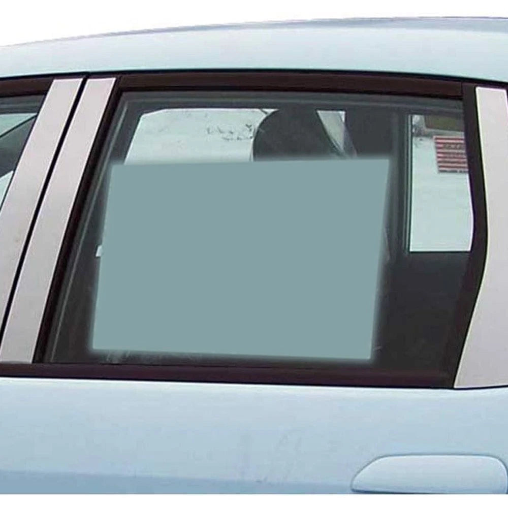 6pc Chrome Pillar Post Trim Kit for Honda Fit (2009–2013)