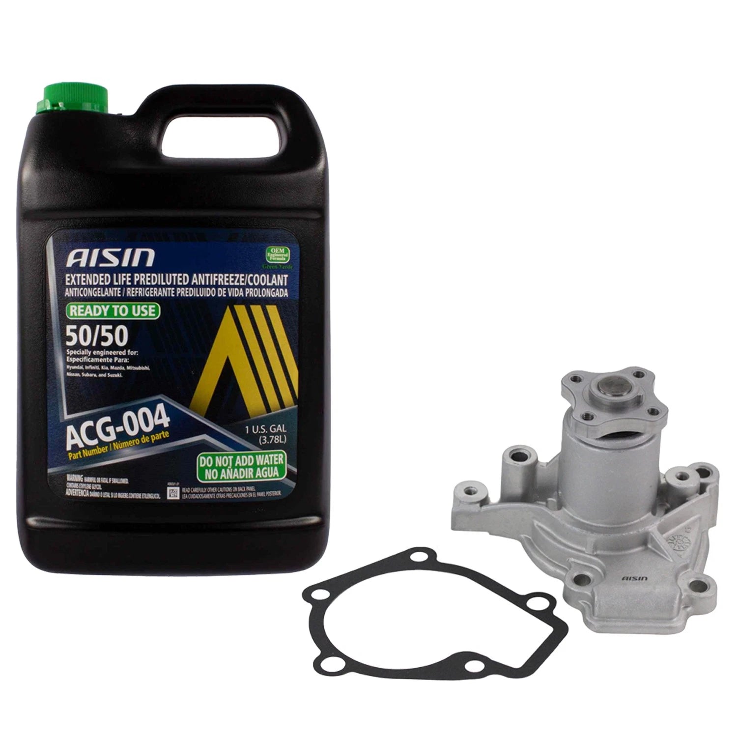 Aisin Water Pump Kit for Elantra, Soul, Sportage, Tucson (2011–2016)