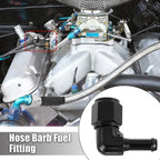 Fitting Adapter Fuel Hose 6AN Female 90 Degree AN6 to 5/16