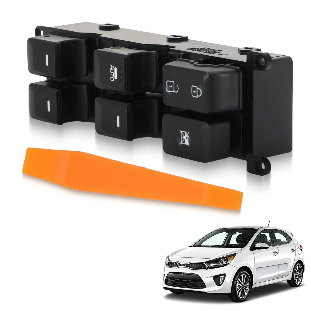 Power Window Switch for Kia Rio (2012–2017) 1S16399 Black