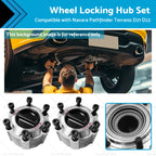 2X Manual Free Wheel Locking Hub for Nissan Navara (1990–2016)