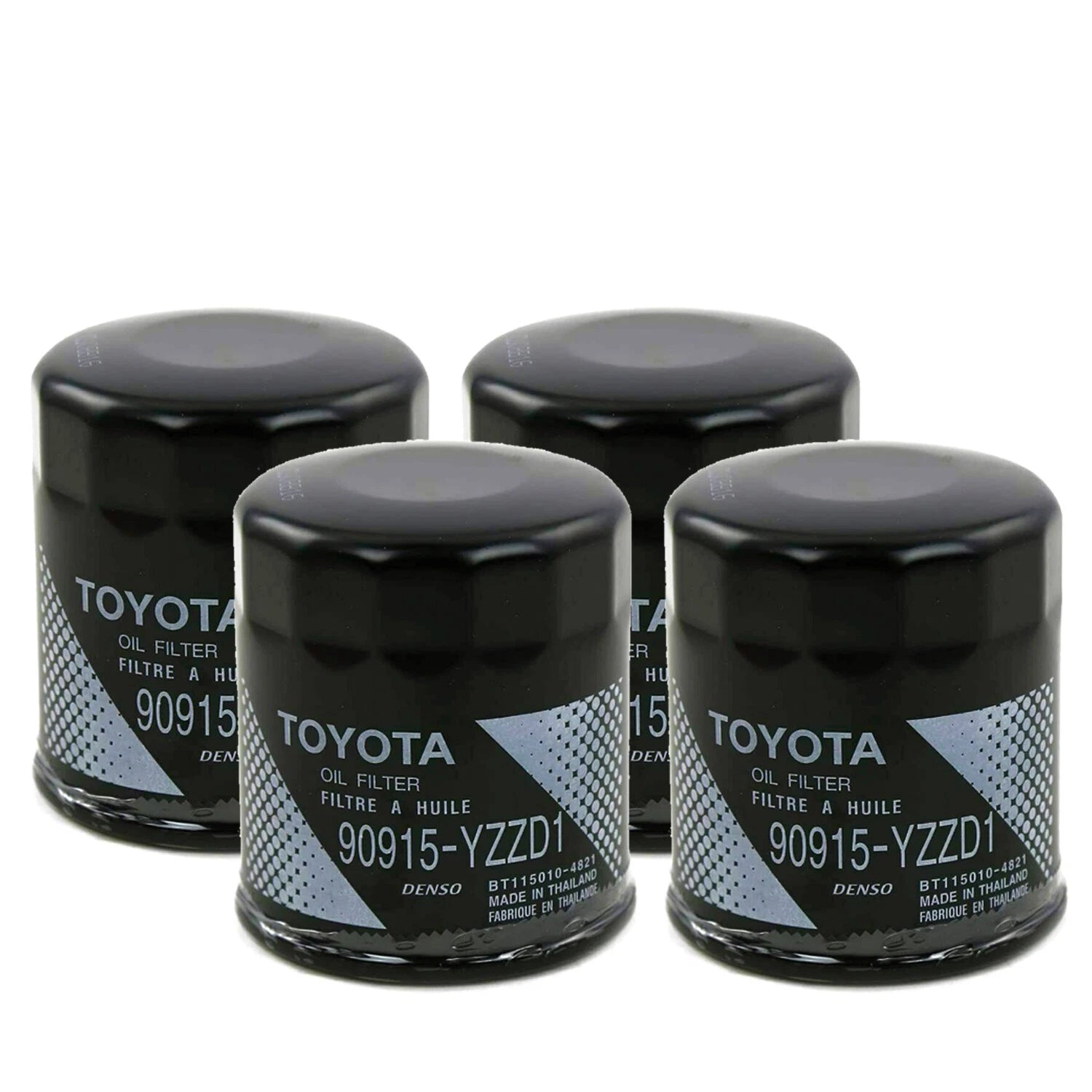 Set of 4 Engine Oil Filters for Lexus Toyota (OEM)