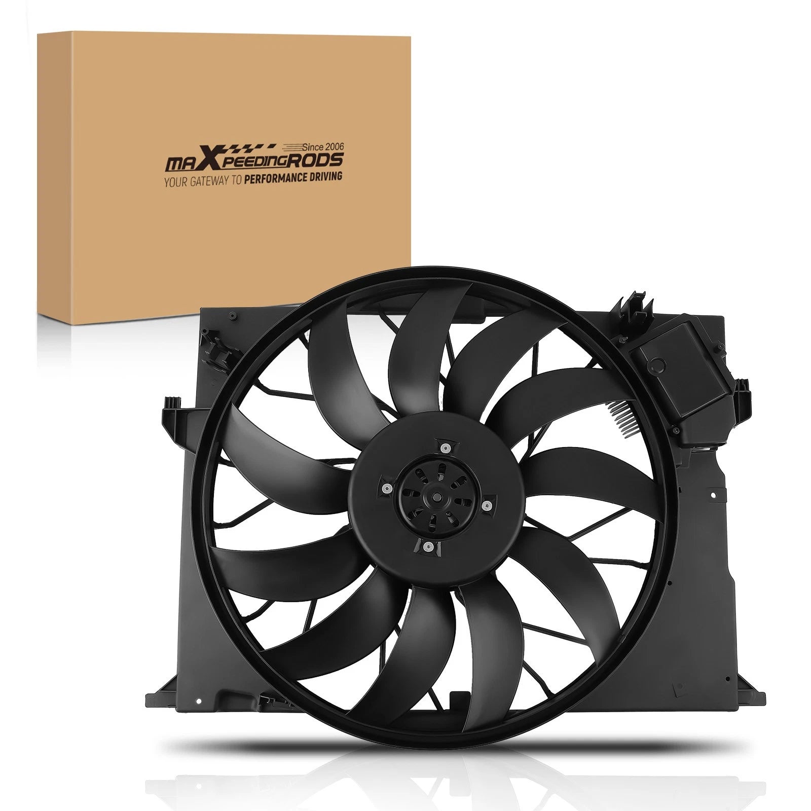 Radiator Cooling Fan Assembly for Mercedes-Benz CL600/CL65/S350/S65 (2005–2014)