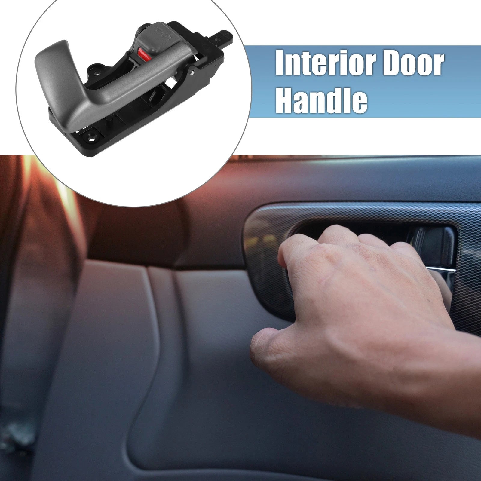 Front Rear Left Interior Door Handle for Hyundai Santa Fe (2007–2012) No. 826102B000HZ