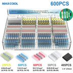 500PCS Waterproof Heat Shrink Butt Wire Connectors Terminals