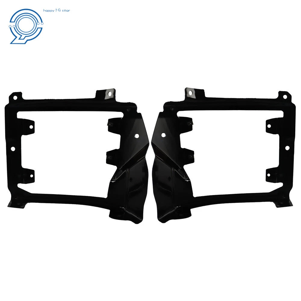 Set of 2 Front Outer Bumper Brackets for Chevrolet Silverado 1500 (2016-2018)