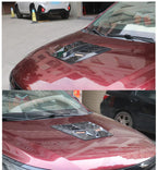 ABS Glossy Black Hood Vent Scoop Cover for Car Exterior Trim