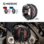 Aluminum Transparent Clutch Cover for BMW S1000RR (2019–2024), S1000XR, M1000RR (2021–2024)