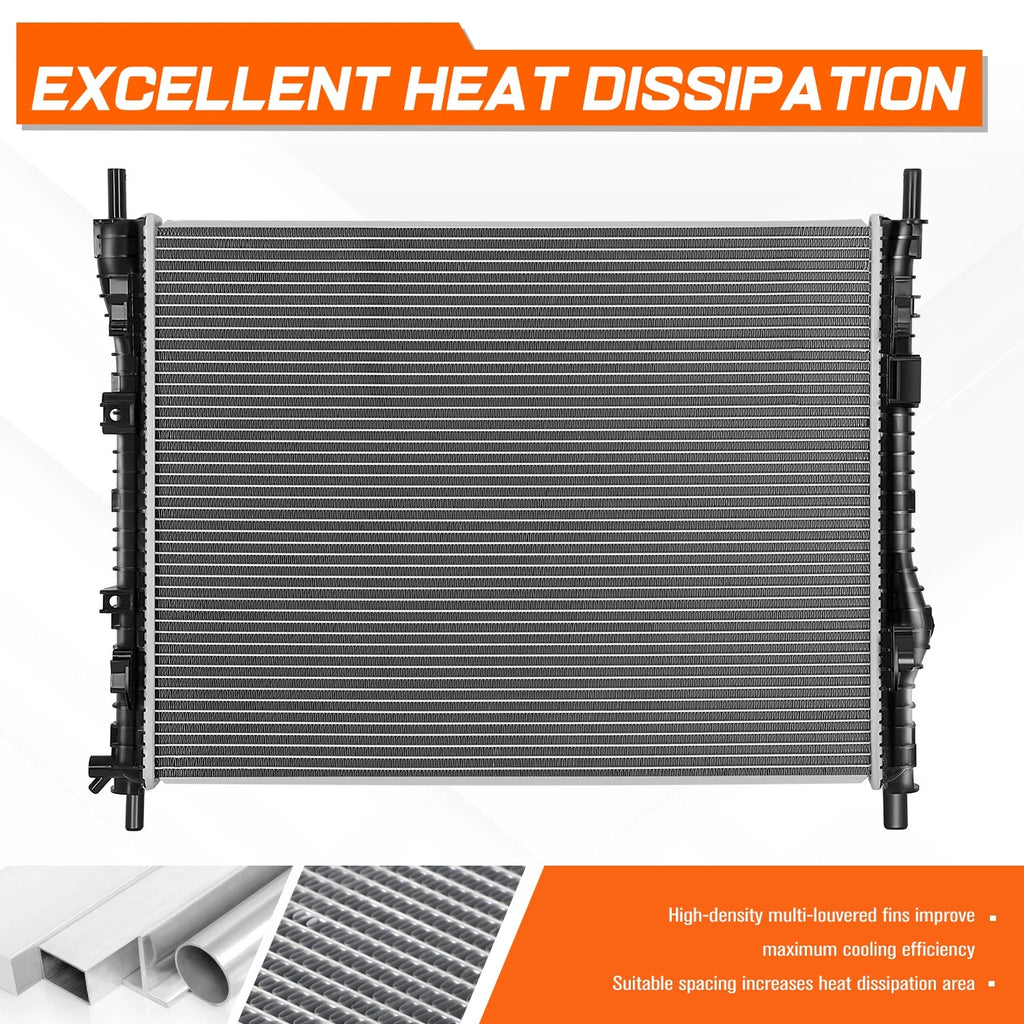 Aluminum OE Style Cooling Radiator for Ford Mustang (2015–2023) DPI-13486