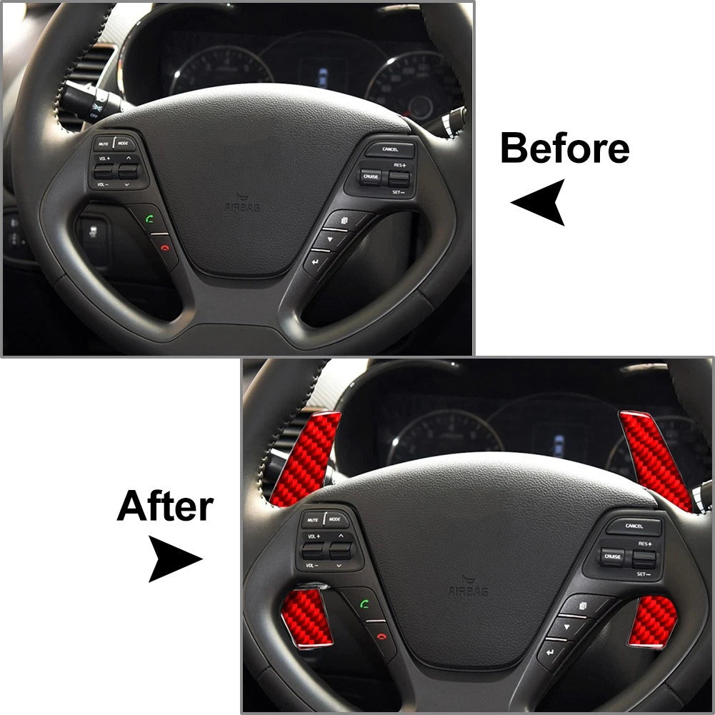 Steering Wheel Shifter Paddle Extensions for Kia Forte K3 Cadenza Ceed (2014–2023)