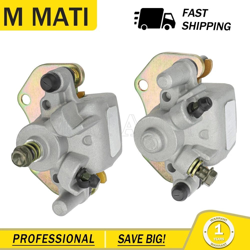 Set of 2 Brake Calipers with Pads for Can-Am (705600575, 705600576)