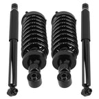 Set of 2 Rear Front Struts w/ Coil Springs for Lincoln Town Car (2003–2011)