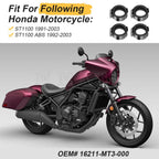 Set of 4 Intake Manifold Carb Boots for Honda ST1100 (1991–2003)