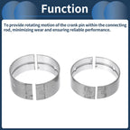Main Bearing Set No. 12207E0702 for Nissan Caravan (1967–1987) 10 Pcs