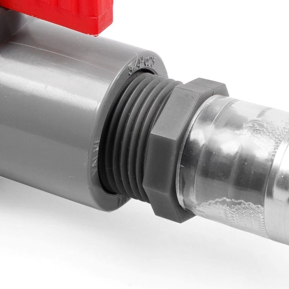 Set of 4 Racing Fuel Jug Filler Hoses with Shutoff Valve