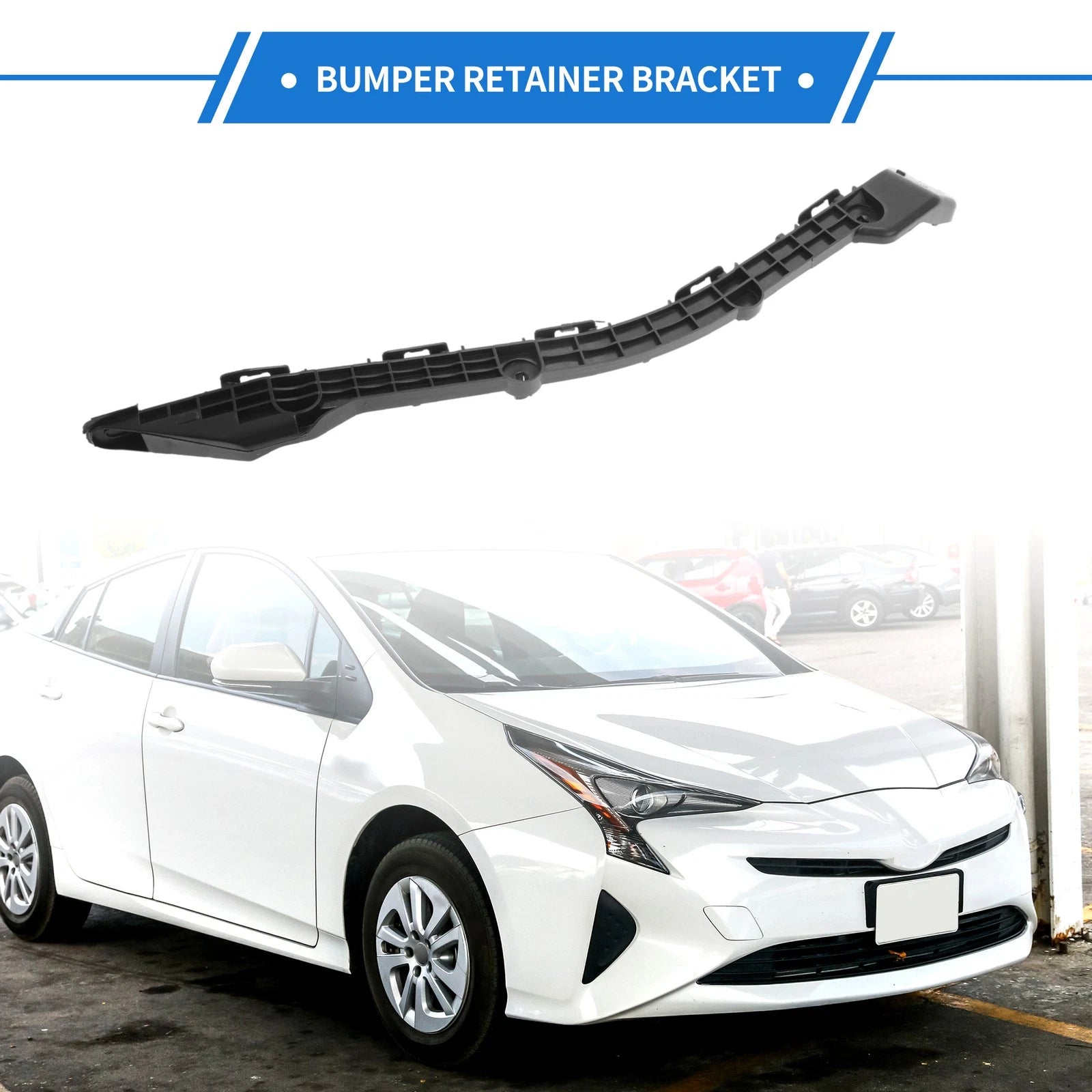 Left Rear Bumper Retainer Bracket No. 5257602110 for Toyota Corolla (2014–2019)