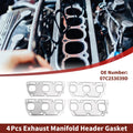 Set of 4 Exhaust Manifold Header Gaskets for Audi A8 D3 (4E2)