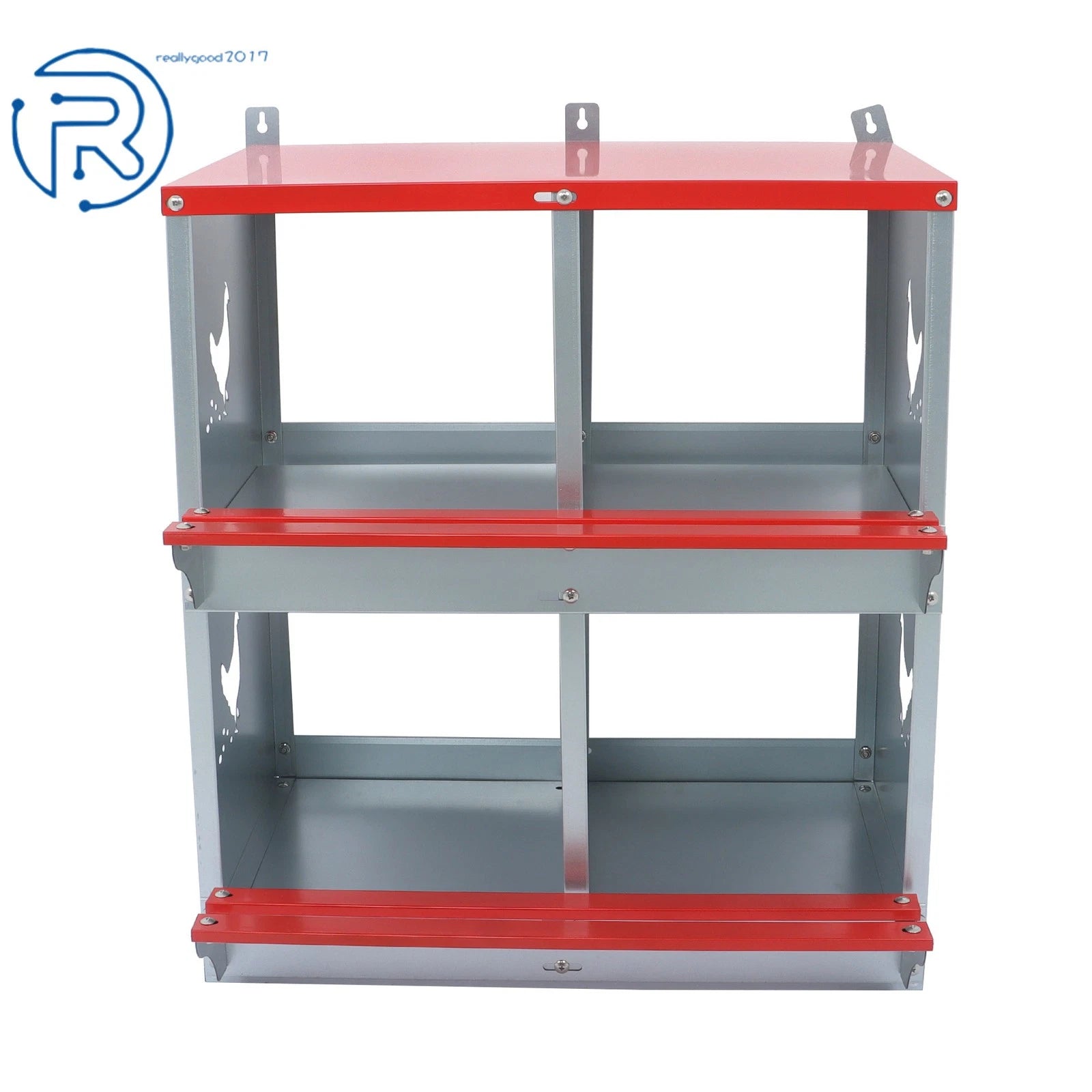 4 Compartment Metal Nesting Boxes for Hens (Wall Mount)
