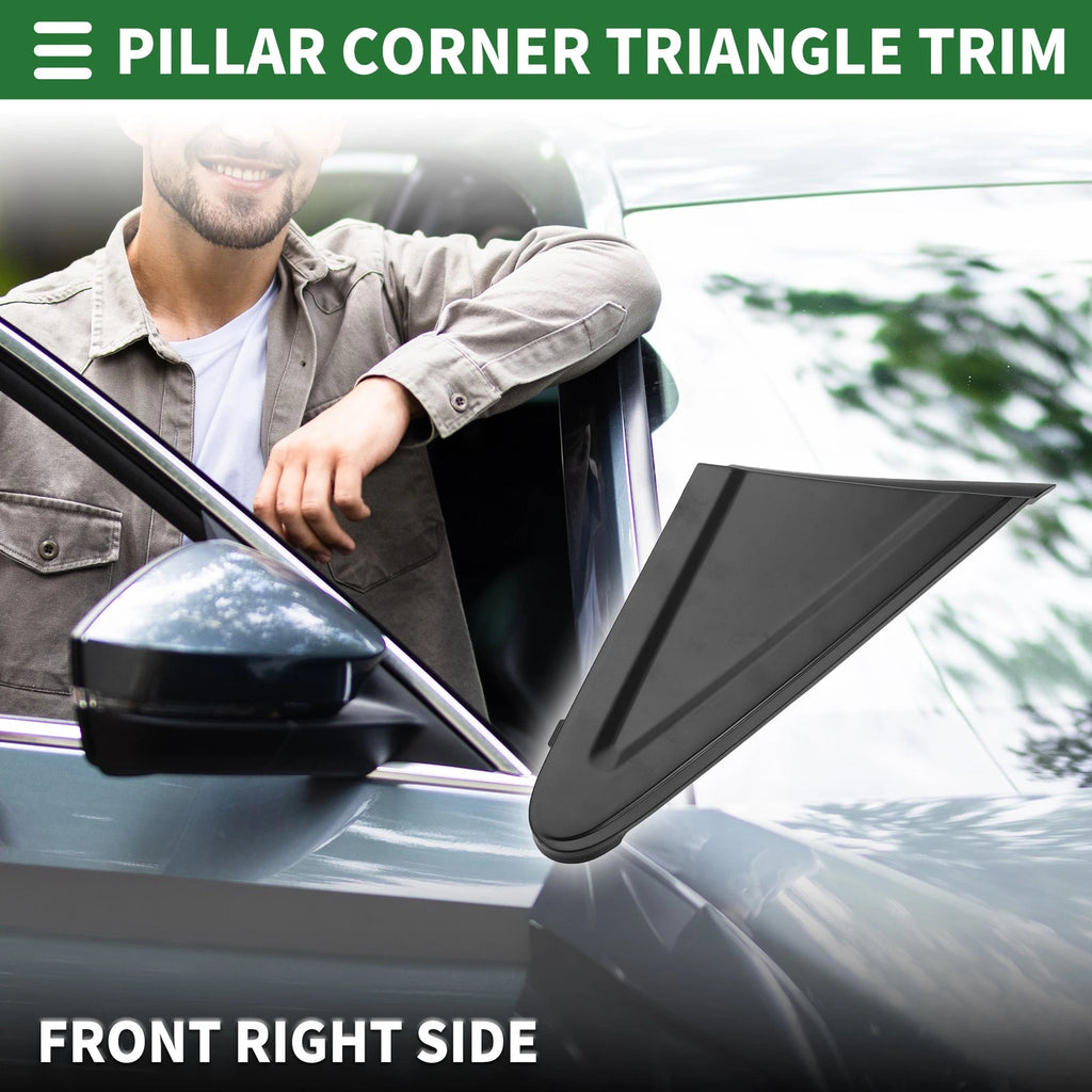 Front Right Side Door Pillar Window Trim for Honda Civic (2012–2015) No. 75490TR0A01