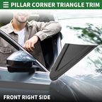Front Right Side Door Pillar Window Trim for Honda Civic (2012–2015) No. 75490TR0A01