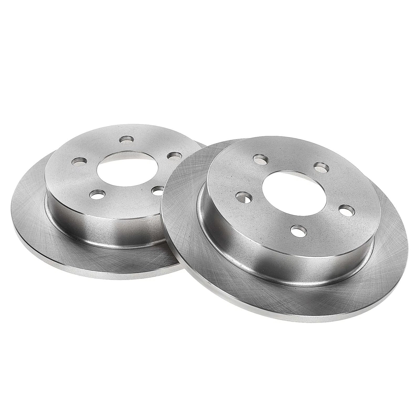 Set of 2 Rear Disc Brake Rotors & Ceramic Pads for Chevy Impala (2000–2005)
