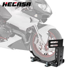 Wheel Chock Front Stand for Motorcycle (15"-22" Tire, 3000lbs Capacity)