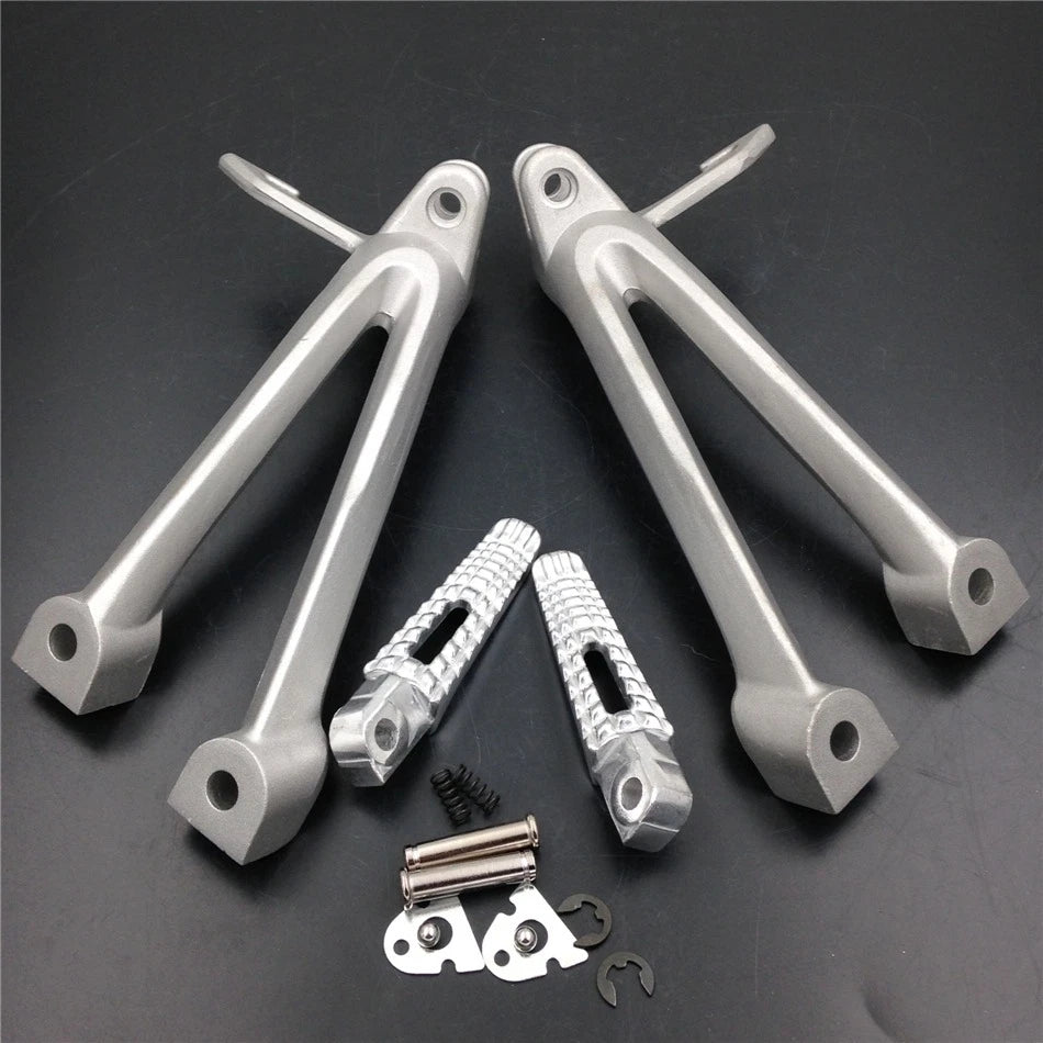 Foot Peg for Suzuki GSXR600 GSXR750 (2006–2007) Silver Rear Passenger Bracket